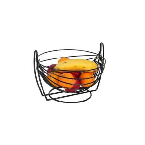 Soporte Negro Inox. Pan-Fruta Ø25x20cm