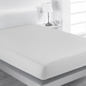 Bajera Blanca Ajustable Algodón