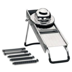 Mandolina inox LUXE con  5 cuchillas