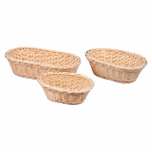 Cesta Polipropileno Oval  (Crema)