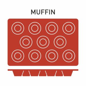 Molde Silicona 11 Figuras MUFFIN