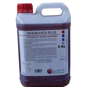 Garrafa Desengrasante Planchas Concentrado DESGRASED PLUS 6Kg.